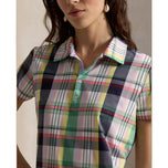 RLX Ralph Lauren dames bedrukt lichtgewicht Airflow golfpoloshirt - Spring Madras