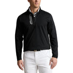 RLX Ralph Lauren Driver Luxury Jersey Pullover - Polo Black