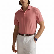 Kemeja Polo Golf Aliran Udara Ringan RLX Ralph Lauren Tailored Fit - Desert Rose