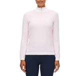 Pulover Golf Setengah Zip Rajutan Kora Wanita Rohnisch - Cradle Pink