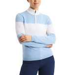Rohnisch Women Kora Knitted Half Zip Golf Pullover - Dove Blue