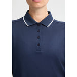 Rohnisch Miriam golfpoloshirt met lange mouwen voor dames - marineblauw
