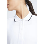 Rohnisch Women Miriam Long Sleeve Golf Polo Shirt - Puti
