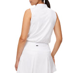 Rohnisch Women's Rumie Sleeveless Golf Polo Shirt - White