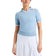 Rohnisch Swing-gebreid golfpoloshirt voor dames - Dove Blue