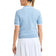 Rohnisch Swing-gebreid golfpoloshirt voor dames - Dove Blue