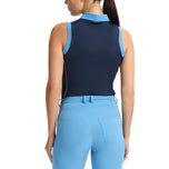 Kemeja Polo Golf Ultra Ultra Viola Wanita UV Tanpa Lengan