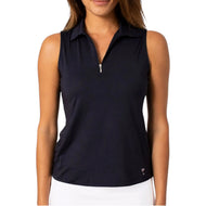 Golftini Wanita Keren Wanita Lengan Golf Polo Shirt - Sand Bar