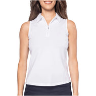 Golftini Wanita Keren Wanita Lengan Golf Polo Shirt - Sand Bar