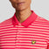 Lyle & Scott Golf Broad Stripe Polo Golf Shirt - Birdie Red