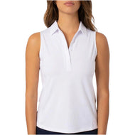 Golftini Wanita Keren Wanita Lengan Golf Polo Shirt - Sand Bar