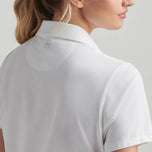 Peter Millar 여성용 알바트로스 골프 폴로 셔츠 - 화이트