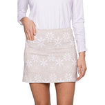 Golftini Wanita Tarik pada 17.5 "Golf Skort - Bar Sand