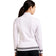 Nivo Cardigan de golf tricoté à fermeture éclair complète Scarlet pour femmes - Blanc
