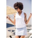 Golftini dames zijn een atleet 17 "Golf Skort - Seersucker Blue