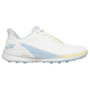 Skechers Pure Spikeless waterdichte golfschoenen voor dames - wit/blauw/geel