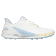 Skechers Women's Pure Spikeless Slip-Ins Golf Shoes - White/Blue/Yellow