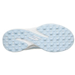 Skechers 女士純無釘防水高爾夫球鞋 - 白色/藍色/黃色