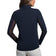 Ibkul Women Solid Long Sleeve Zip Mock Neck Shirt - Itim