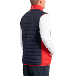 Sunderland Anton Pantded Regangan Panel Prestasi Golf Gilet - Tentera Laut/ Merah