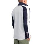 선덜랜드 아스펜 쿼터 Zip Raglan Paneled Water Repellent Golf Midlayer- 실버