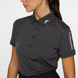 J.Lindeberg Dames Tour Tech Golf Polo Shirt - Asphalt