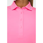 J.Lindeberg Dames Tour Tech Golf Polo Shirt - Eosine Pink