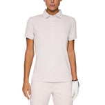 J.Lindeberg Women’s Tour Tech Golf Polo Shirt - Grey Lilac