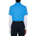 J.Lindeberg Tour Tech Regular Fit Golf Polo Shirt - Sonic Blue