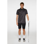 J.Lindeberg TOCH Tech Fit Print Golf Polo Polo - Tour Geo Tonal Black