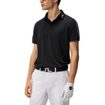 J.Lindeberg TOCH Tech Fit Fit Golf Polo Polo - Black