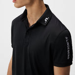 J.Lindeberg TOCH Tech Fit Fit Golf Polo Polo - Black