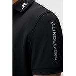 J.Lindeberg TOCH Tech Fit Fit Golf Polo Polo - Black