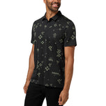 Kaos Polo Golf Kereta Minuman Travis Mathew - Hitam