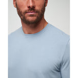 Travis Mathew Cloud Crew Golf Tee - Dusty Blue