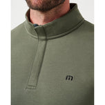 Travis Mathew Cloud 2.0 Golf 1/4 Zip - Dark Olive