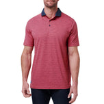 Travis Mathew Karaniwang Interes Polo Golf Shirt - Rose Wine