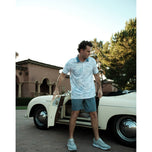 Travis Mathew vedergewicht Drift golfpoloshirt - wit