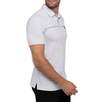 Travis Mathew Neotropical Golf Polo Shirt - Heather Light Grey