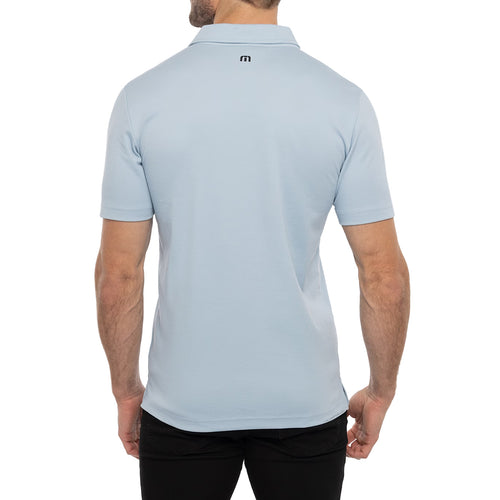 Travis Mathew San Pedro Golf Polo Shirt - Ash Blue