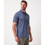 Travis Mathew The Zinna 2.0 Golf Shirt - Mood Indigo / Vintage Indigo