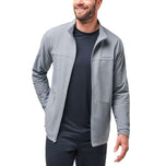 Travis Mathew Valley View Full Zip Golf Jacket - Heather Gray