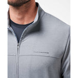 Travis Mathew Valley View Full Zip Golf Jacket - Heather Gray