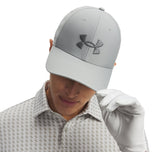 언더아머 골프 96 캡 - 티타늄/클레이 그린