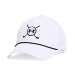 Under Armour Drive 미드 로프 골프 모자 - 화이트