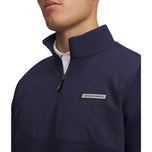 Under Armour Drive Pro 1/2 Zip 골프 미드레이어 - 네이비