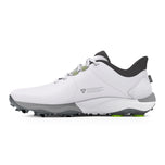 Under Armour Drive Pro Wide Golf Chaussures de golf - Metal de pistolet blanc / métallique