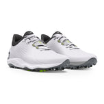 Under Armour Drive Pro Wide Golf Chaussures de golf - Metal de pistolet blanc / métallique