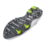 Under Armour Drive Pro Wide Golf Chaussures de golf - Metal de pistolet blanc / métallique