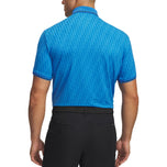 Under Armour Drive Sport Jacquard Golf Polo Shirt - Blue Atlantis/Mitternacht Marine
